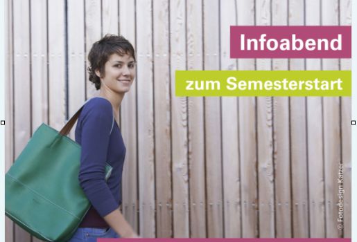 Info-Abend am 10.06.2026 um 19:00 Uhr zum Semesterstart