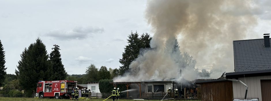 Feuerwehr Hellenhahn im Großeinsatz in Niederroßbach