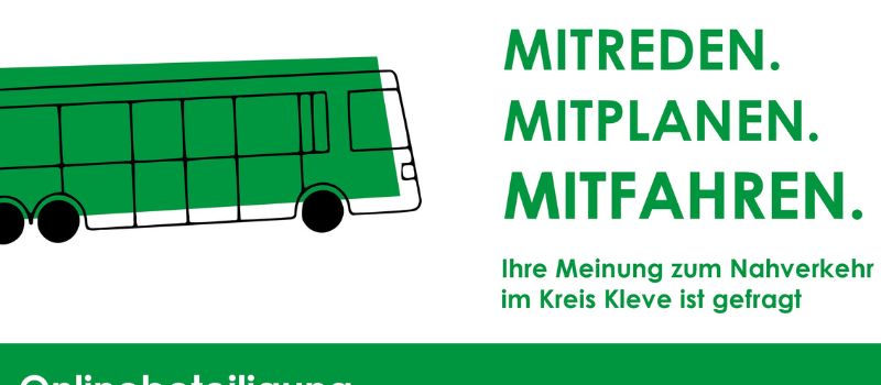 Nahverkehrsplan wird fortgeschrieben:
Ideen der Bürger sind gefragt
