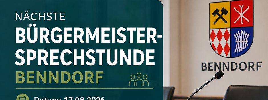 Nächste Bürgermeistersprechstunde