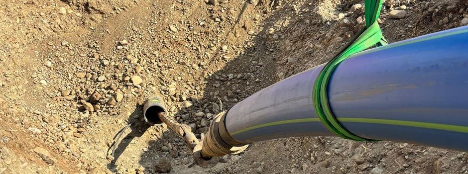 Wasserleitung wird bodenschonend erneuert