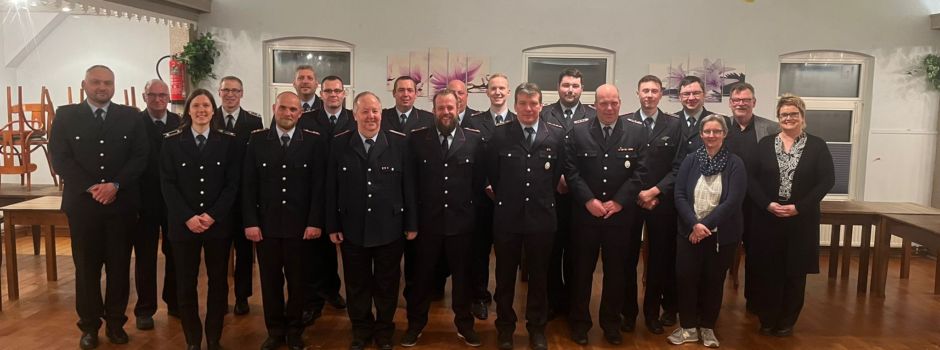 Jahreshauptversammlung Feuerwehr