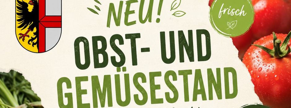 Neu! Obst- und Gemüsestand auf unserem Markt