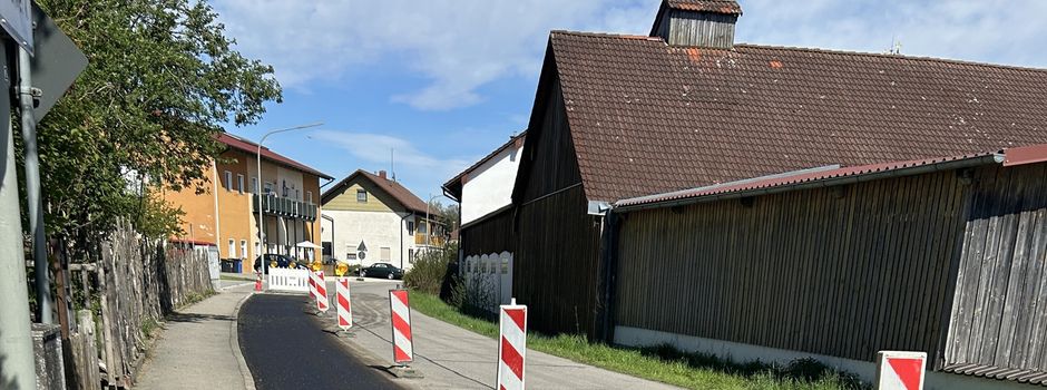 Asphaltierungsarbeiten an der Dorfstraße Huldsessen durchgeführt
