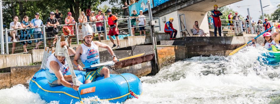 „Have fun, paddle hard“: Red Bull Paddelfest an der Olympiastrecke Augsburg 2024