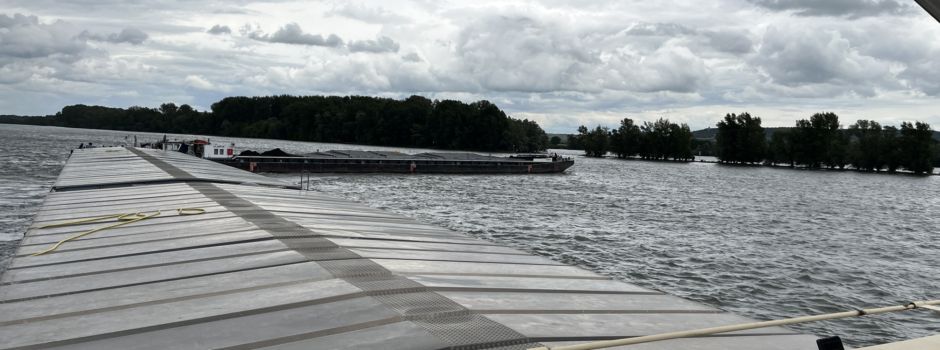 Unfall auf dem Rhein: Schiff havariert bei Bingen