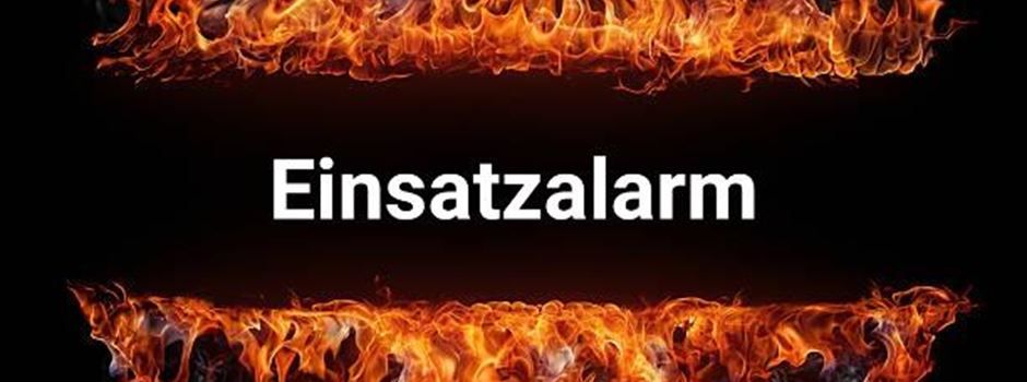 Brand im Schweinestall