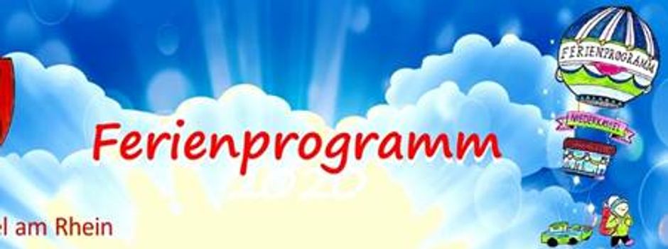 Sommerferienprogramm: Anmeldungen ab sofort möglich
