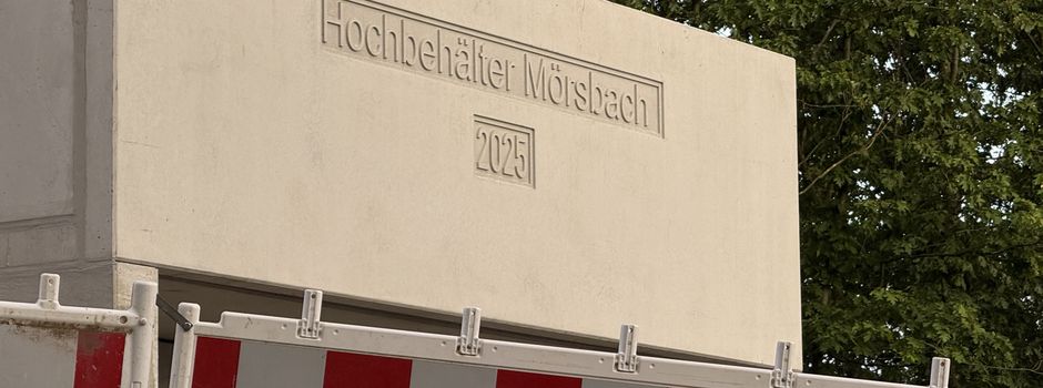 Investitionen in die Wasserversorgung in Mörsbach besonders spürbar