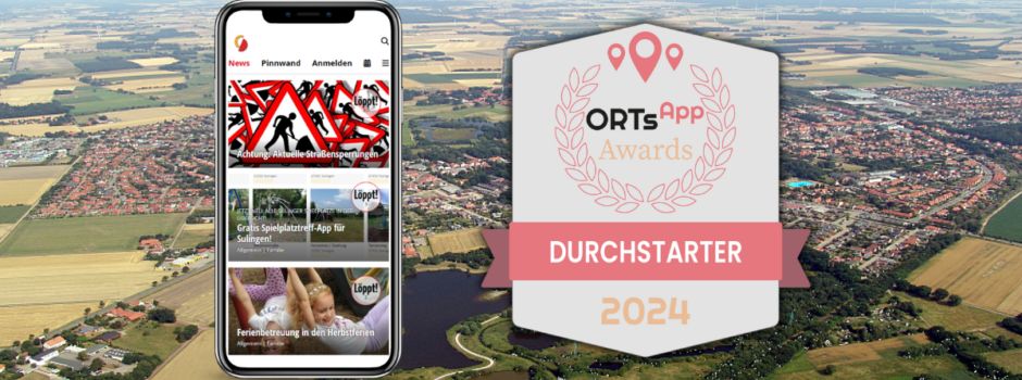Sulingen App dank Nutzer Award-Gewinner! 🥇