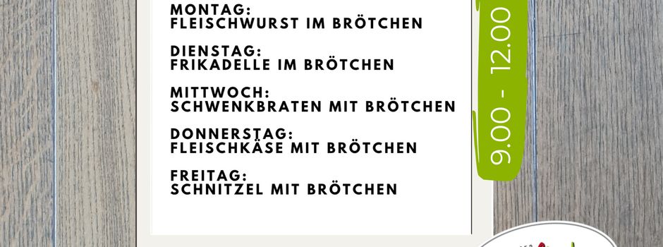 Unsere heiße Theke im Dorfladen 