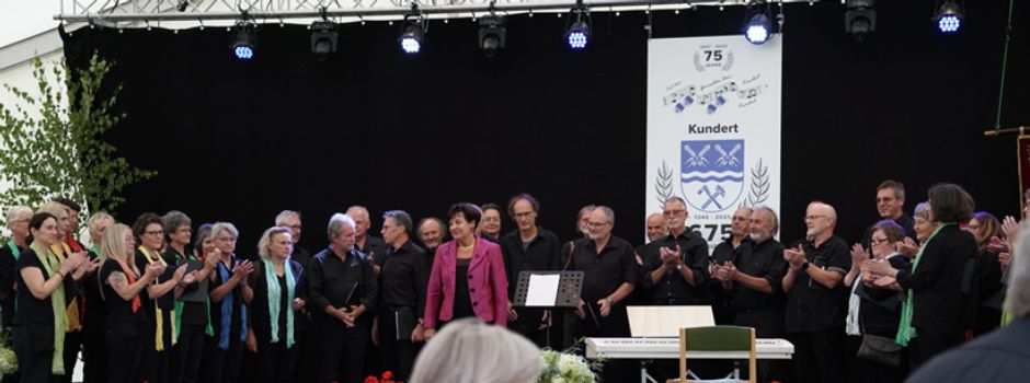 Sängerfest und Dorfjubiläum 2023