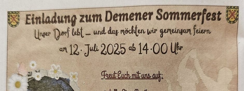 Demener Sommerfest
