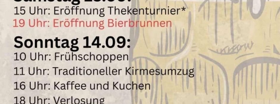 Wichtiges Parkverbot bei der Dedenbacher Kirmes 2026
