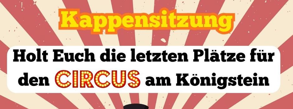 Karten für die Kappensitzung am Samstag
