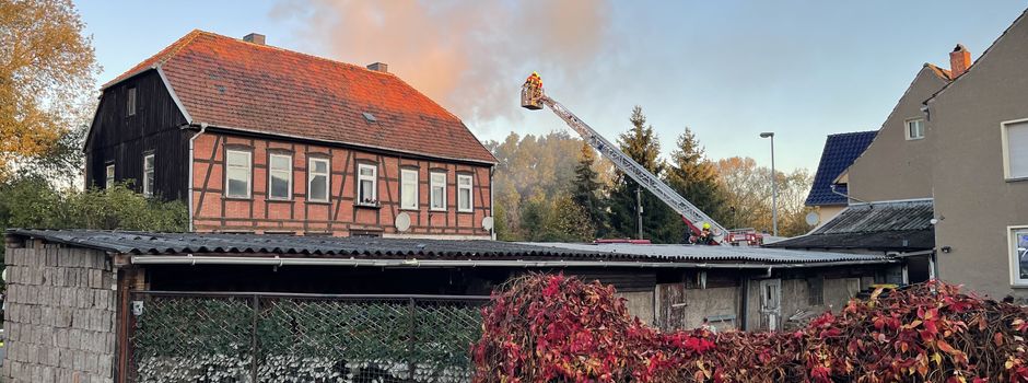 Brand mit starker Rauchentwicklung 