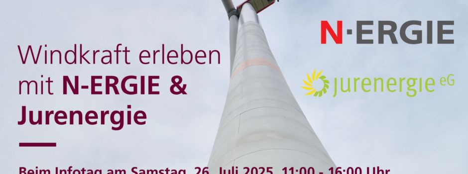 Windkraft erleben - Infotag am 26.  Juli beim Windpark Birgland