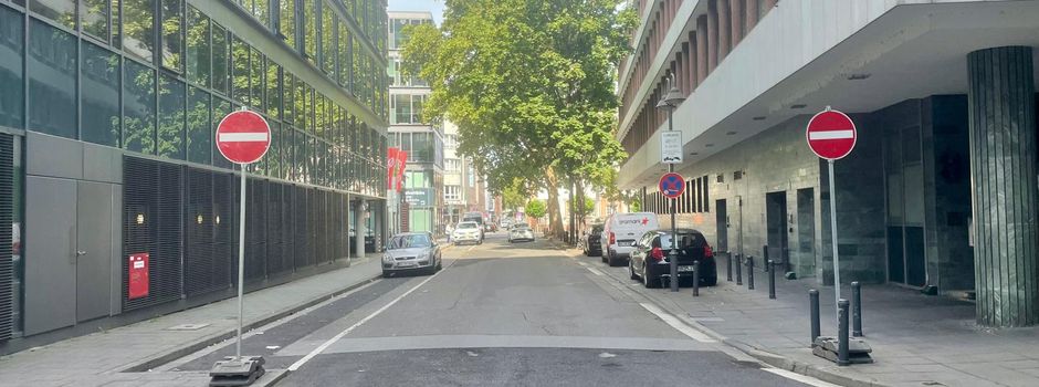 Löwenhofstraße in Mainz für Autofahrer vorübergehend gesperrt