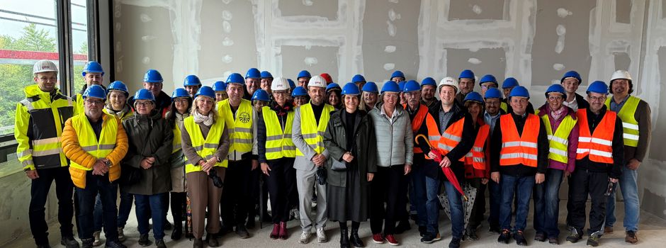 Besichtigung des Klinikneubaus in Achern