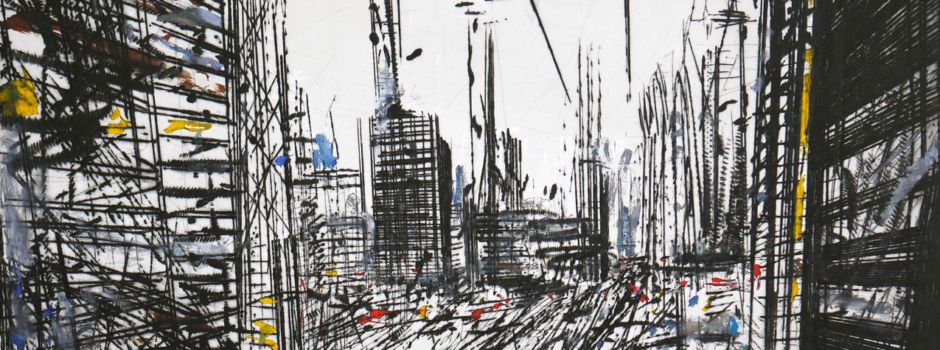 Vernissage „Rhythmus – Klang – Linie: URBAN SOUND“ in der VG Rhein-Selz am 21. November
