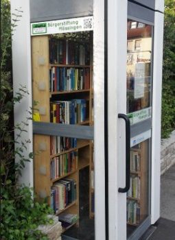 Ehemalige Telekom-Telefonzelle wird zur Bücherzelle!