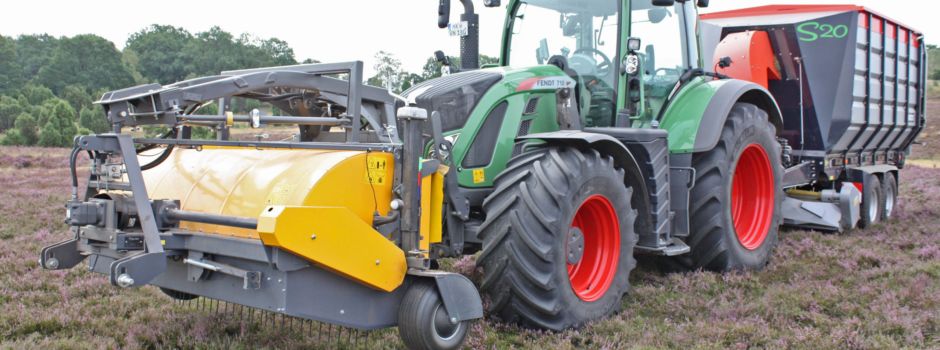 Heidepflege per Maschine
