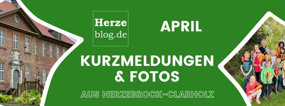 April: Kurzmeldungen und Fotos aus den sozialen Medien