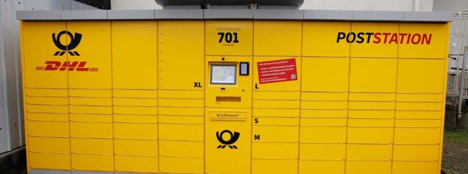 Hochmoderner Postautomat