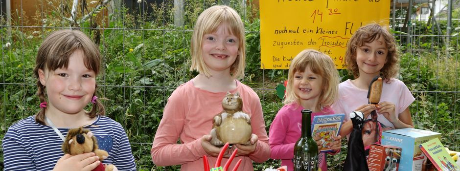 Vier Niederkasseler Kinder setzen sich für Tiere ein