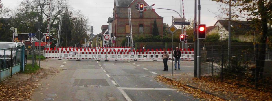 Vollsperrung und Umleitungen in Schierstein