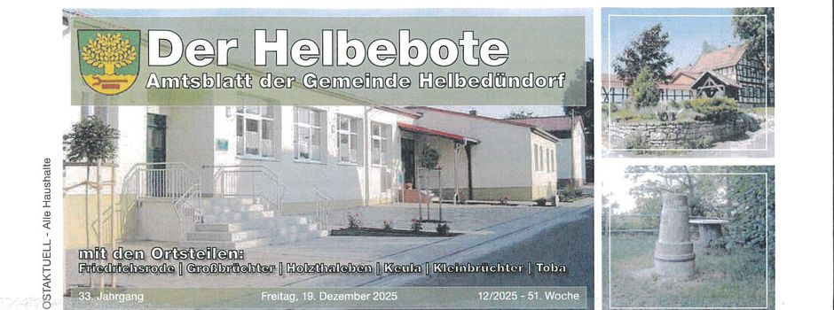 Amtsblatt 12-2025 vom 19.12.2025 ist online