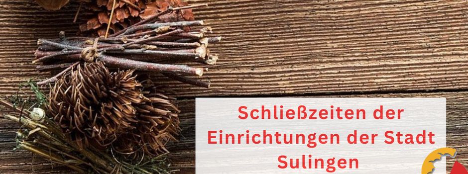 Schließzeiten der Stadtverwaltung