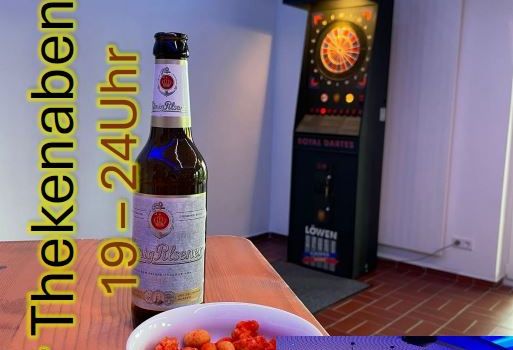 Thekenabend im Nebenraum der DGH