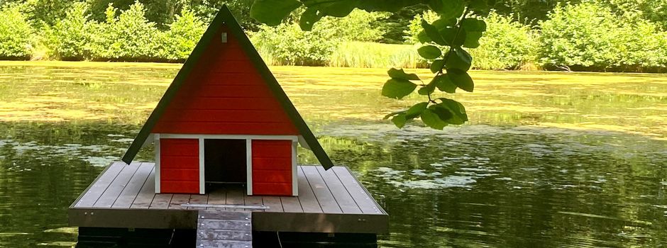 Neues Entenhaus für Röders-Park