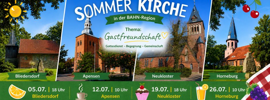 Sommerkirche 2026 in der BAHN-Region