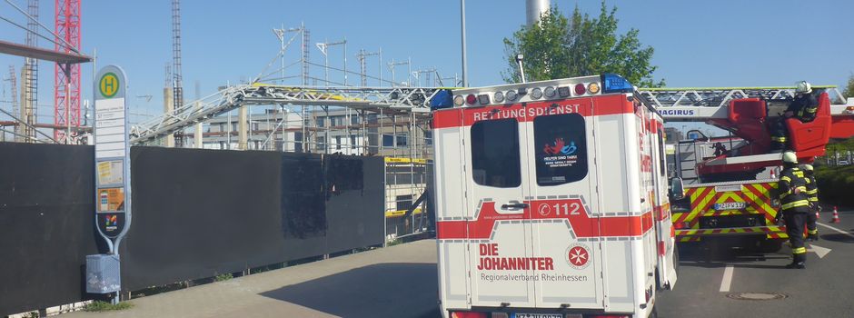 Bauarbeiter stürzt in Bretzenheim mehrere Meter in die Tiefe