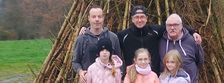 Holz gesammelt für St. Martin