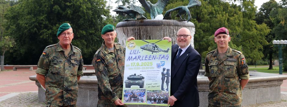 Hubschrauber und Heeresmusikkorps