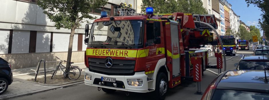 Feuerwehr-Einsatz in der Mainzer Boppstraße