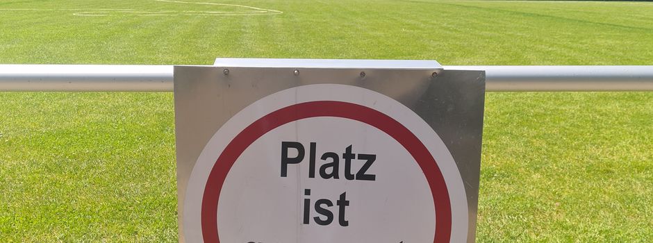 Sportplätze gesperrt