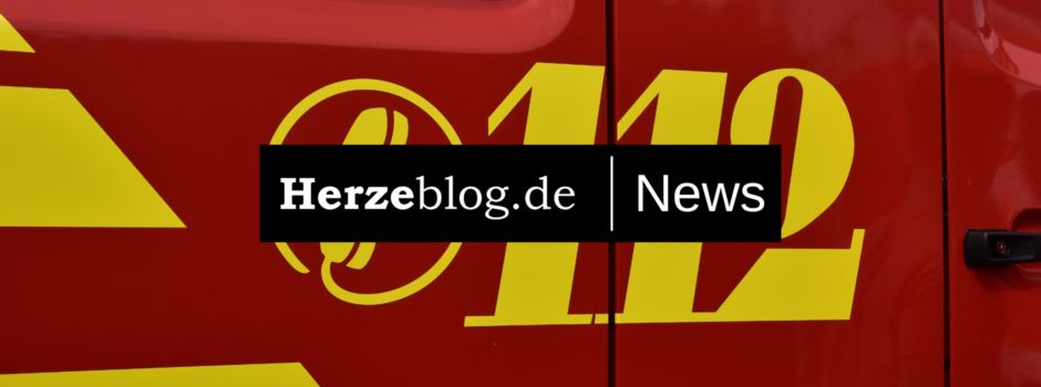 Zeugen zu einem Verkehrsunfall gesucht. Einsatz mit Rettungshubschrauber.