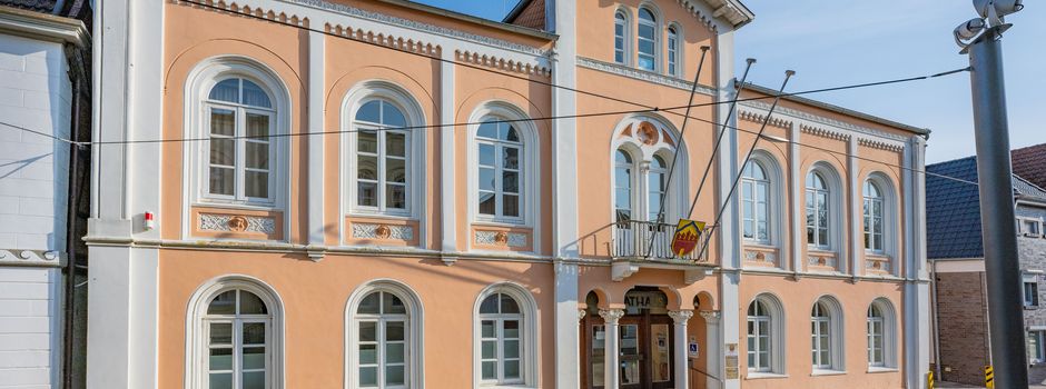Rathaus der Samtgemeinde Horneburg am 11. Oktober 2024 geschlossen