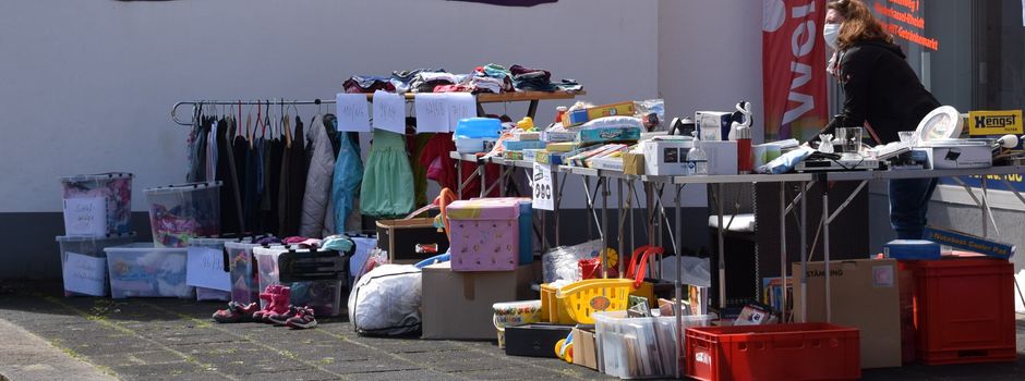 Rheidter Dorftrödel trotz Regen als Erfolg gewertet - Nächster Dorftrödel in Mondorf