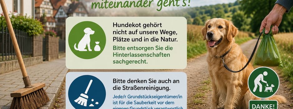 Sauberkeit in Meißner, Ortsteil Germerode: Hundekot und Kehrpflicht im Fokus