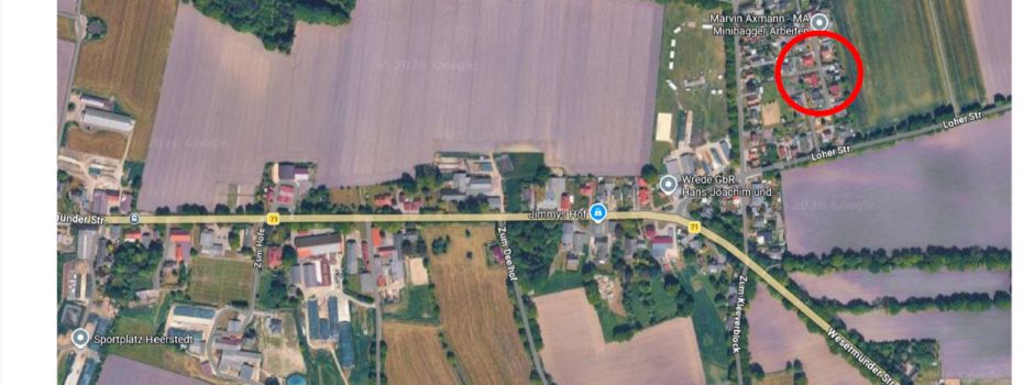 Vollsperrung Am Seemoor in Heerstedt vom 26.05. bis 06.06.2026