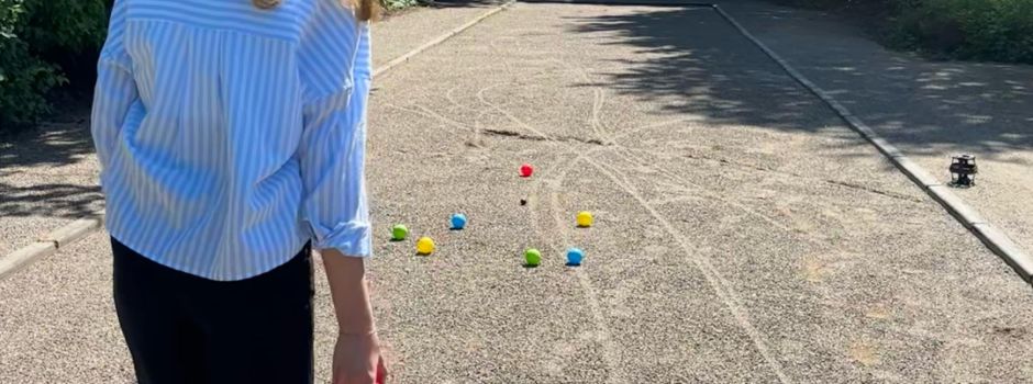 Bocciafreude im Freizeitgelände!