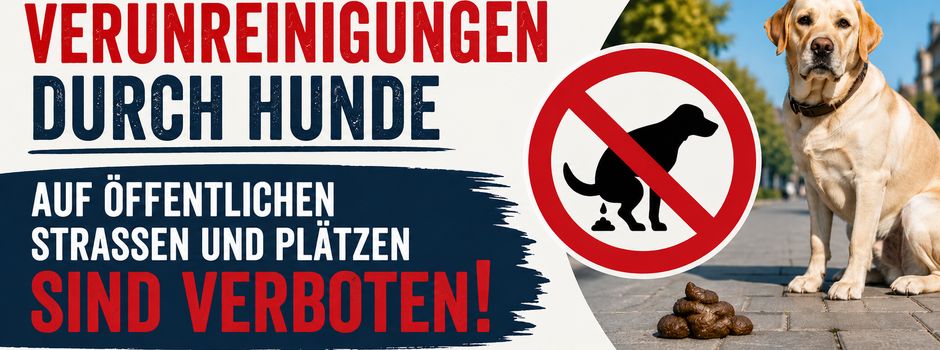 Dringender Hinweis an alle Hundehalter und ihre 4-beinigen Begleiter