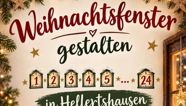 Umfrage: 
Weihnachtsfenster in Hellertshausen?