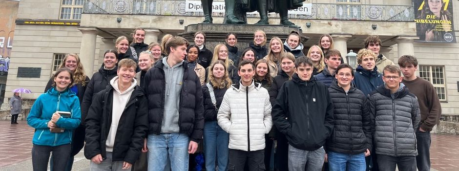 13. Jahrgang der Von-Zumbusch-Gesamtschule in Weimar unterwegs