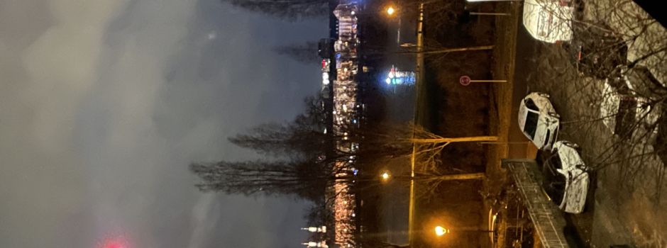 Großeinsatz an der Theodor-Heuss-Brücke